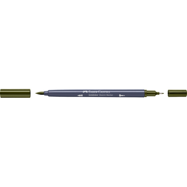 Feutre de coloriage - Faber-Castell - Goldfaber Sketch - Olive green yellowish - 173