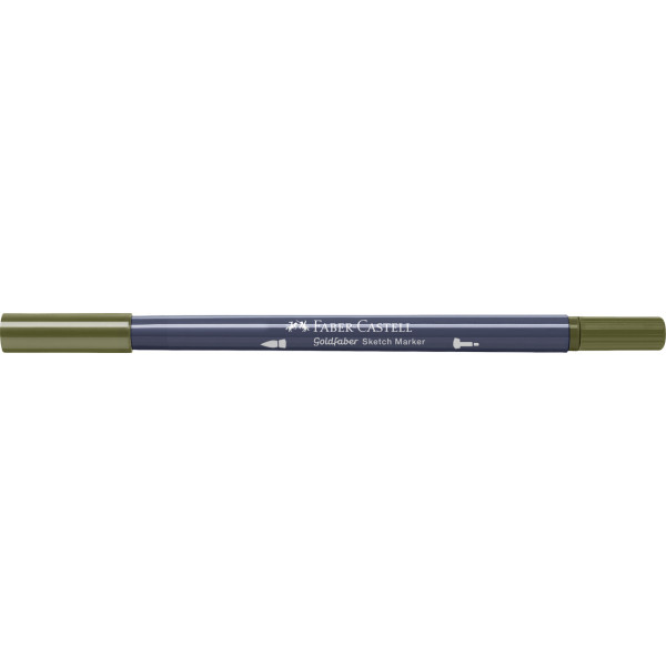 Feutre de coloriage - Faber-Castell - Goldfaber Sketch - Olive green yellowish - 173
