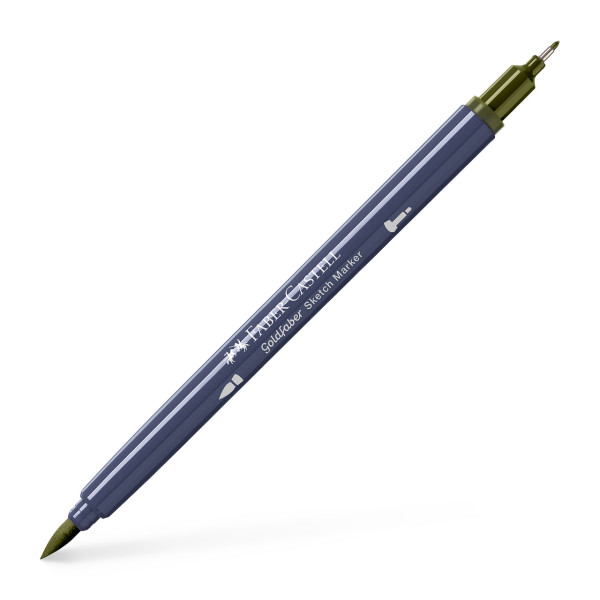 Photo - Feutre de coloriage - Faber-Castell - Goldfaber Sketch - Olive green yellowish - 173