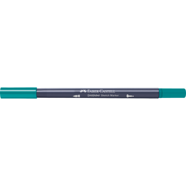 Feutre de coloriage - Faber-Castell - Goldfaber Sketch - Dark cobalt green - 313