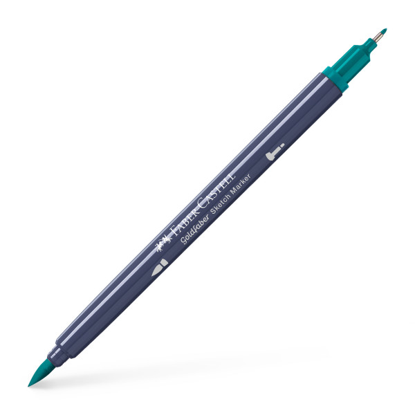 Photo - Feutre de coloriage - Faber-Castell - Goldfaber Sketch - Dark cobalt green - 313