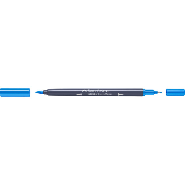 Feutre de coloriage - Faber-Castell - Goldfaber Sketch - Saltwater bleu - 451