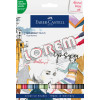 Photo - 12 Feutres de coloriage - A base d'alcool - Double pointes - Goldfaber Sketch - Faber Castell