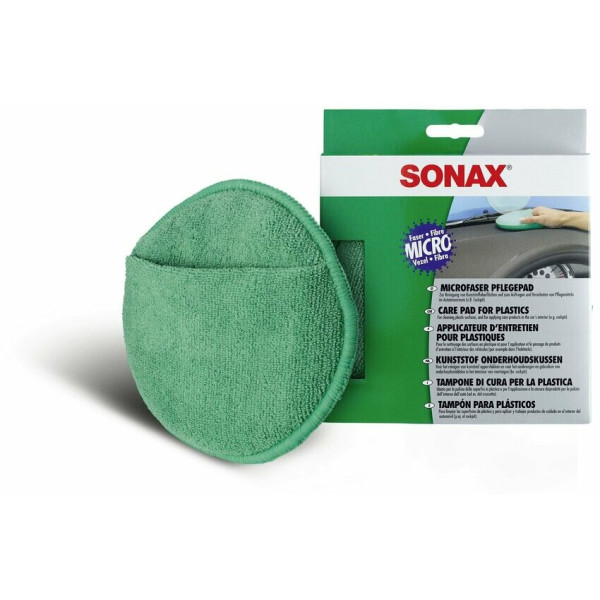 photo-Eponge - Microfibre - Pour nettoyer les plastiques - Intérieur - Auto - SONAX