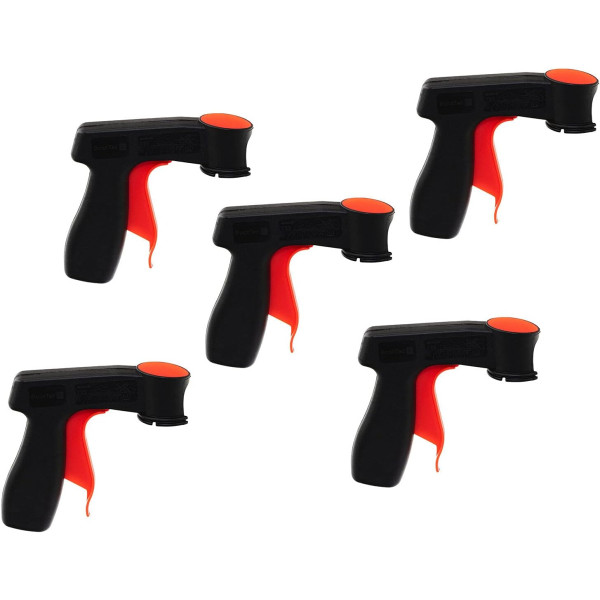 5 pistolets professionnel pour bombe de peinture spray gun SURDISCOUNT