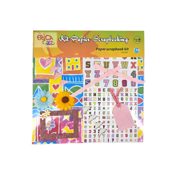photo - Kit Scrapbooking - Papier - 199 pièces - Erica