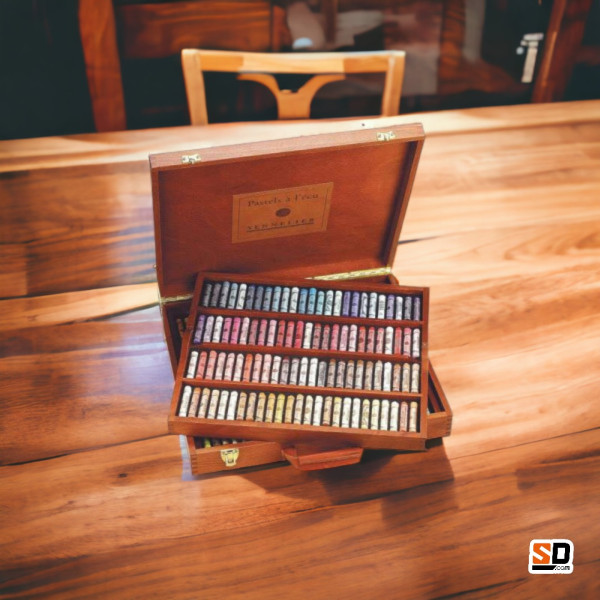 Coffret de 175 pastels à l'écu Sennelier - Bois
