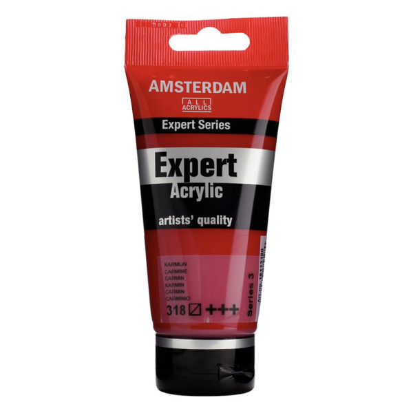 photo-Tube de peinture acrylique - Carmin 318 - Expert Acrylic - Amsterdam