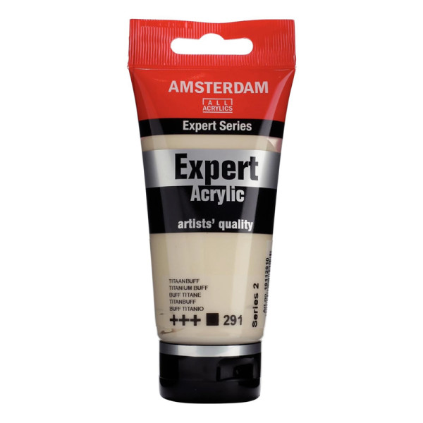 photo-Tube de peinture acrylique - Buff Titane 291 - Expert Acrylic - Amsterdam