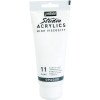 Lot 3 tubes de peinture acrylique - Blanc de Titane et Noir de Mars - Pébéo - 3x100ml