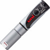 Marqueur craie - Pointe large - Argent - Uni chalk marker - Uni-Ball