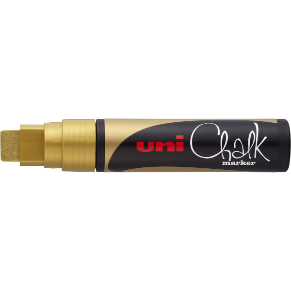 Marqueur - Craie - Pointe large - Or - Uni chalk marker - Uni-Ball
