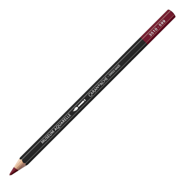 photo-Crayon de couleur - Aquarelle - Aubergine cramoisie - Caran d'Ache - Museum Aquarelle