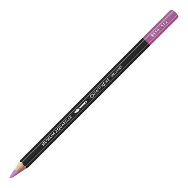 photo-Crayon de couleur - Aquarelle - Violet de manganèse - Caran d'Ache - Museum Aquarelle
