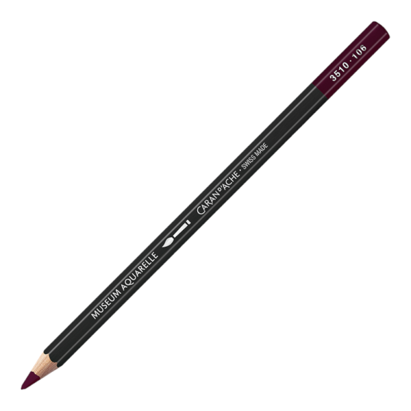 photo-Crayon de couleur - Aquarelle - Prune foncé - Caran d'Ache - Museum Aquarelle