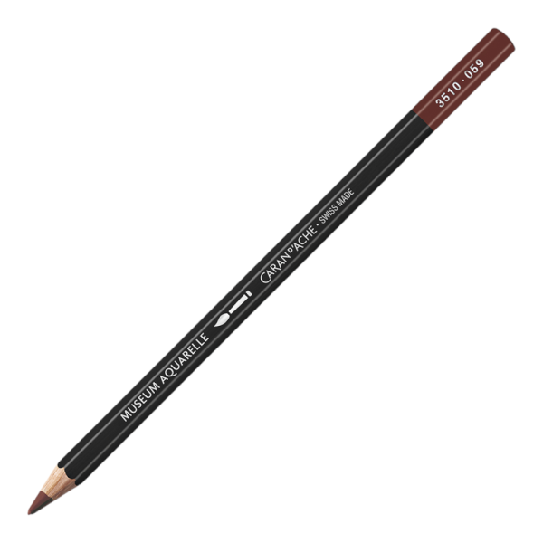 photo-Crayon de couleur - Aquarelle - Brun - Caran d'Ache - Museum Aquarelle