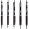 photo-5 stylos roller encre gel noir pointe moyenne 0.7 mm Uni-Ball Signo 207