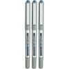 photo-Lot de 3 stylos roller bleu Uni Ball EYE pointe fine 0,7mm
