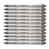 photo-12 stylos roller bille noir vision élite pointe moyenne 0,8mm Uni Ball