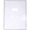 photo-Grand protège cahier - 24x32cm - Transparent - Avec porte étiquette