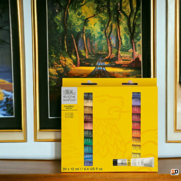 Set Peinture - Acrylique - 20 tubes - Winsor & Newton