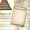 Feuilles de papier illustré parchemin A4 90g