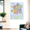 Carte Murale Pelliculée France Administrative 66 X 84,5 Cm