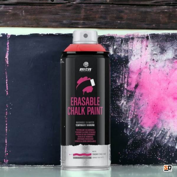Bombe de peinture - Peinture effaçable - Marquage - Rose magenta - MTN PRO Chalk - 400ml