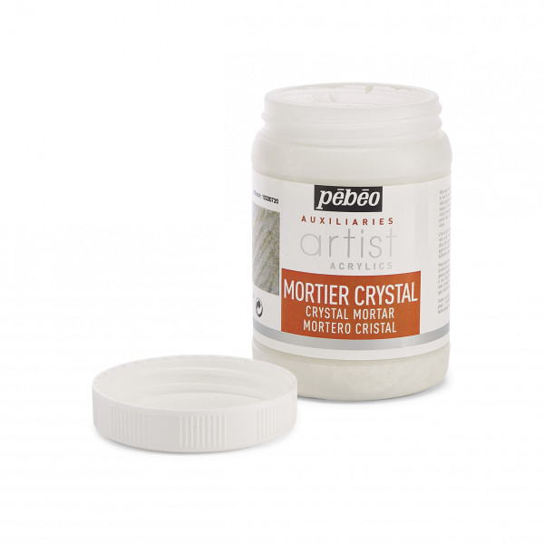 Mortier crystal - Peinture acrylique - Mate - Effets transparents granuleux - Pébéo - 250ml