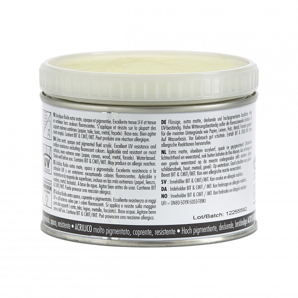 Peinture acrylique - Extra mate - Jaune fluo - Pébéo - Mat Pub - 500ml