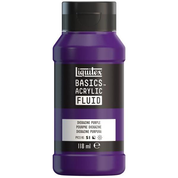 photo-Peinture acrylique - Fluide - Violet dioxazine - Liquitex - Basics Acrylic fluid - 118ml