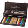 photo-Crayons couleurs - Beaux-Arts - Faber-Castell - Coffret bois