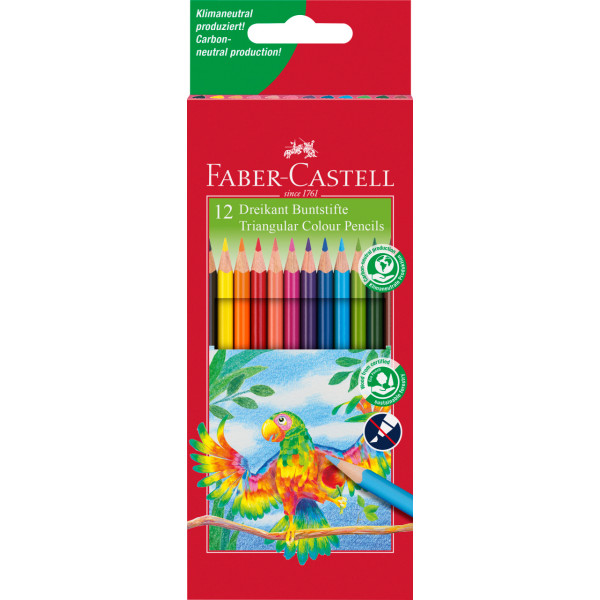 photo-Crayons de couleur - Coloriage - 12 couleurs - Faber-Castell