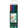 photo-4 feutres - Indélébile - Permanent - Pointe fine - Faber-Castell - Multimark