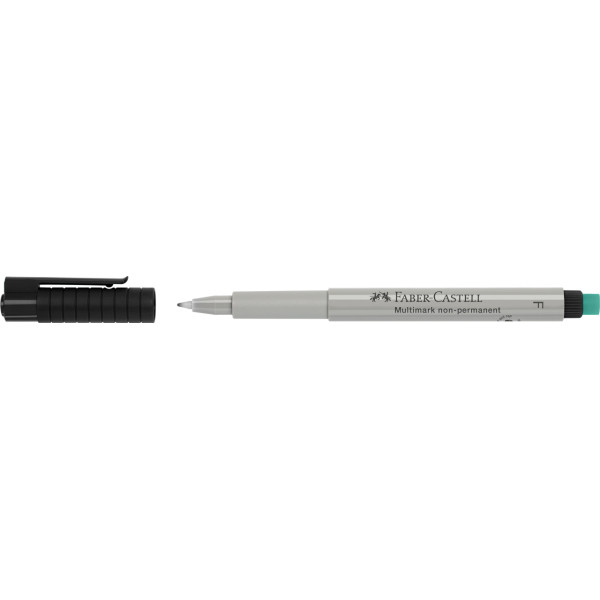 Feutre - Noir - Non permanent - Pointe fine - Faber-Castell - Multimark
