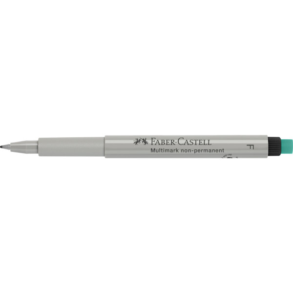 Feutre - Noir - Non permanent - Pointe fine - Faber-Castell - Multimark