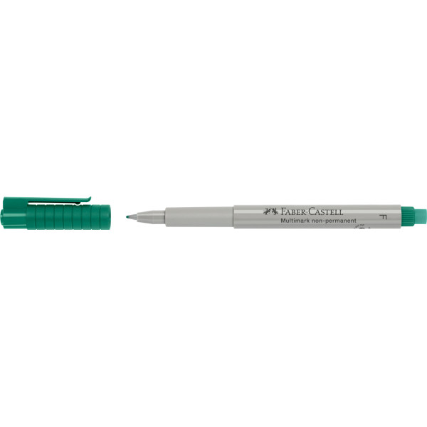 Feutre - Vert - Non permanent - Pointe fine - Faber-Castell - Multimark