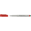 Feutre - Rouge - Non permanent - Pointe fine - Faber-Castell - Multimark