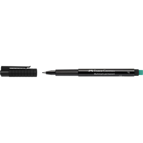 Feutre - Noir - Indélébile - Fin - Tous supports - Faber-Castell