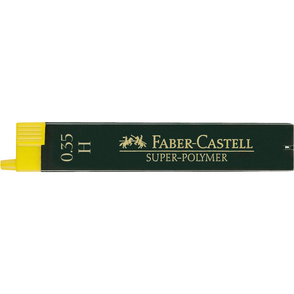 photo-Mine graphite - Porte-mine - 0,3mm - H - Gris - Etui de 12 mines - Faber-Castell