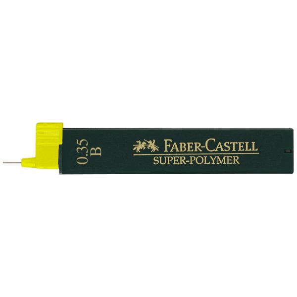 photo-Mine graphite - Porte-mine - 0,3mm - B - Gris - Etui de 12 mines - Faber-Castell
