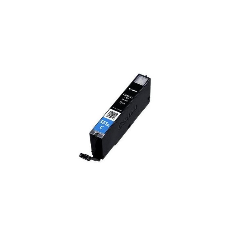 Cartouche jet d'encre Canon CLI 551XL Cyan pas cher