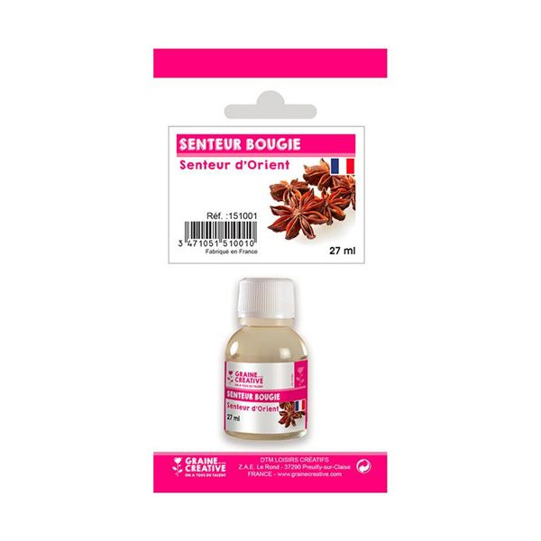 Photo - Parfum - Pour bougie à faire soi même - Senteur d'Orient  - 27ml