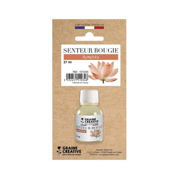 photo - Parfum - Pour bougie à faire soi même - Senteur nymphéa - 27ml
