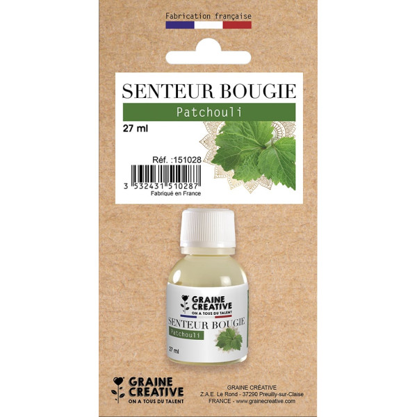 Photo - Parfum - Pour bougie à faire soi même - Senteur patchouli - 27ml