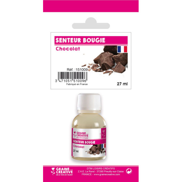 photo - Parfum - Pour bougie à faire soi même - Senteur chocolat - 27ml