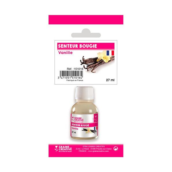 Photo - Parfum - Pour bougie à faire soi même - Senteur vanille - 27ml