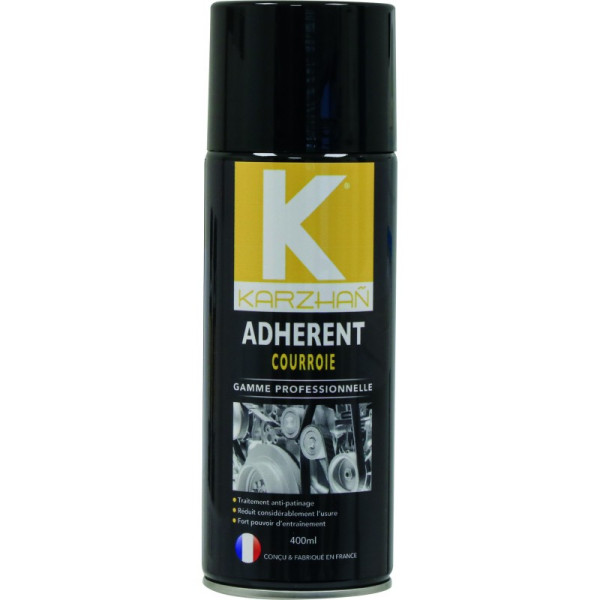 photo-Produit adhérent pour courroies - Anti-patinage - Réduit l'usure - Karzhan - 400ml