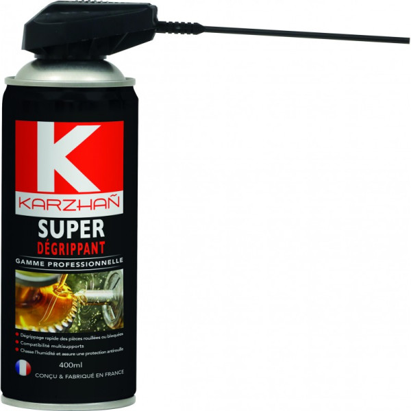 photo-Produit super dégrippant - Pièces rouillées ou bloquées - Karzhan - 400ml