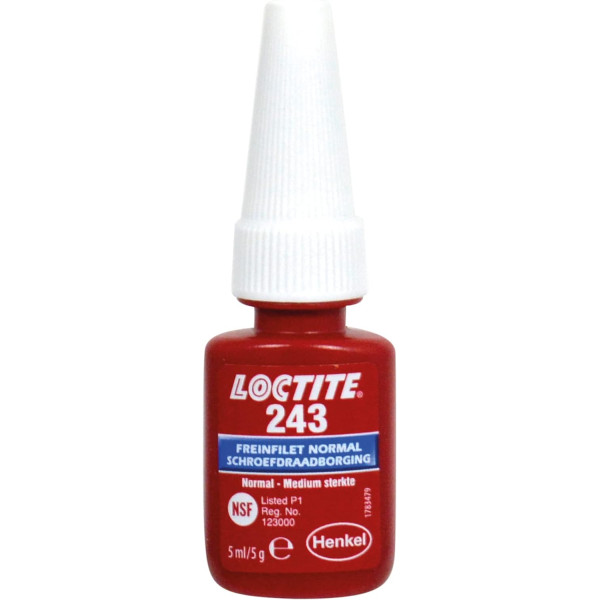 photo-Freinfilet fort - Sécurise et scelle boulons, écrous - Evité les vibrations - Loctite 243